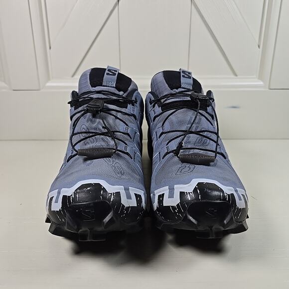 Salomon Speedcross 6 Trail Running Shoes Flint Stone Black Womens 6.5 Gore-Tex - Picture 5 of 11